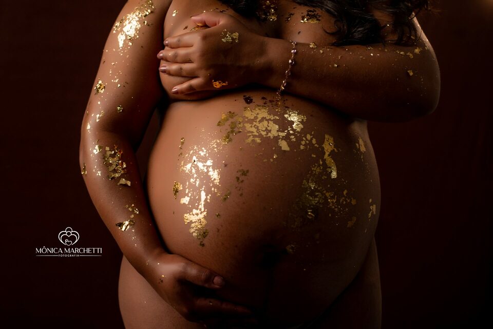 Maria Vitória - Ensaio Gestante em Estúdio - Pradópolis SP 